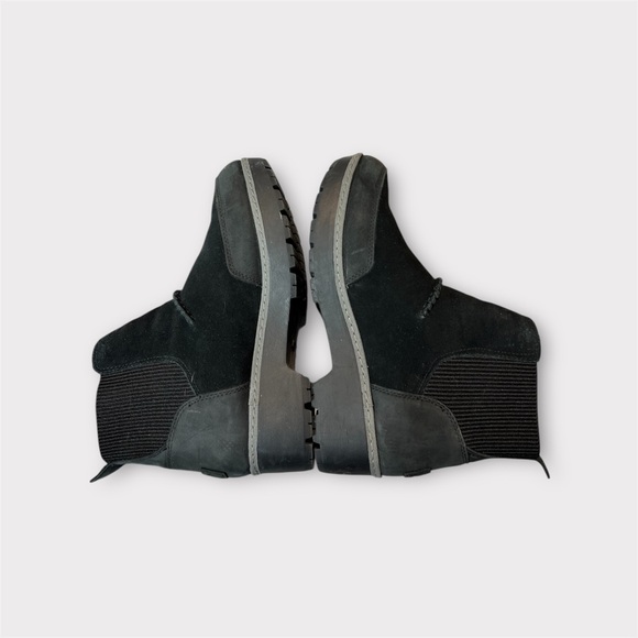 UGG Women's Kress Black Suede Waterproof Ankle Boots Size 7.5 - Picture 4 of 8